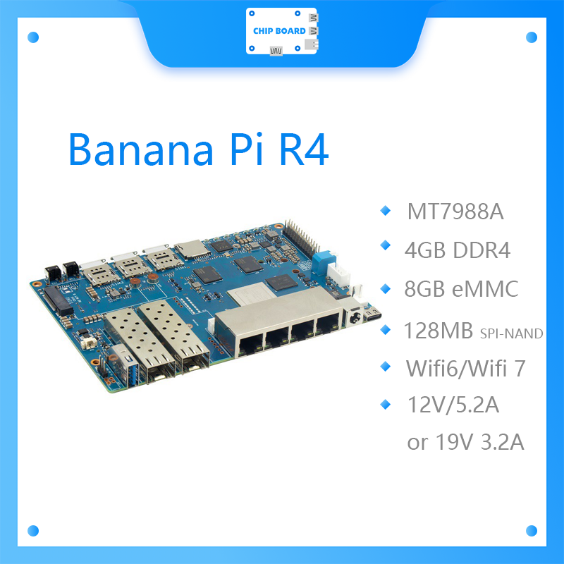 MTK MT7988A işlemciye sahip, 4 - Bananapi Bpi R4 Wifi 7 incelemesi ve fiyatı