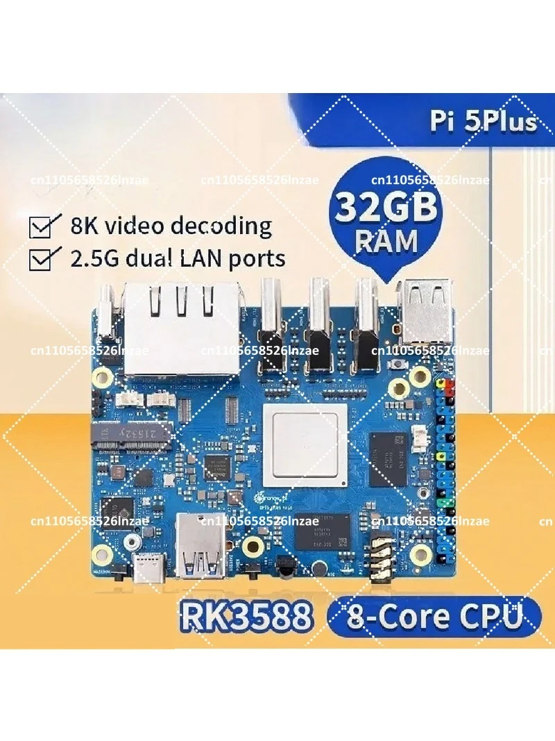 Orange Pi 5 plus Tek Kartlı Bi - Orange Pi 5 Plus 32Gb incelemesi ve fiyatı